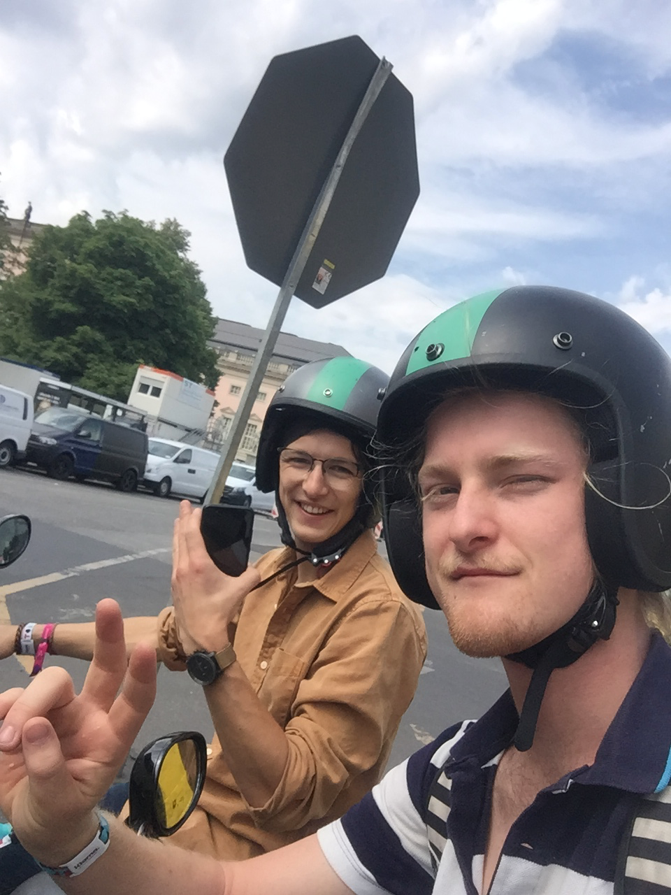 scooting around Berlin for free